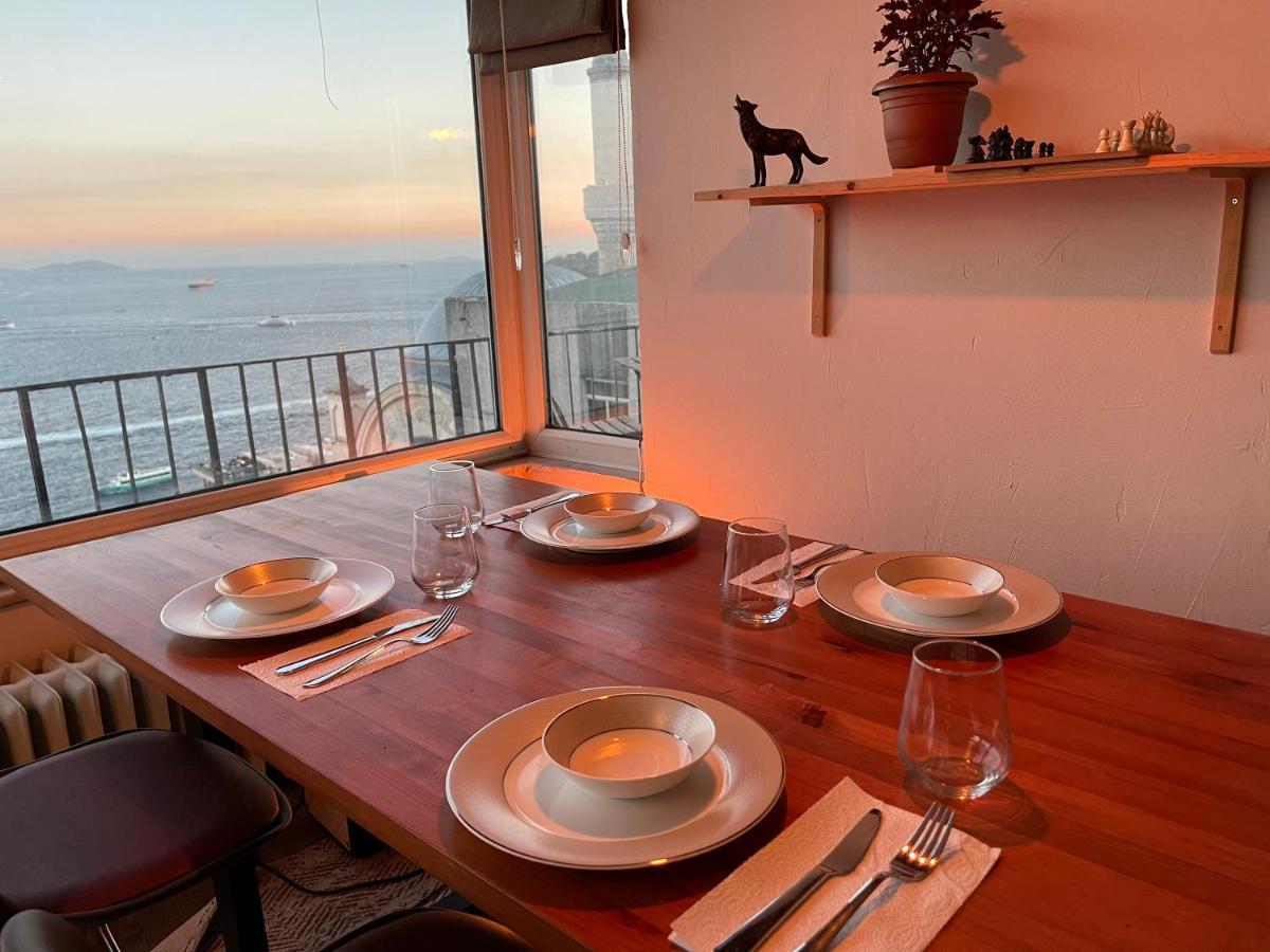 Ferienwohnung Art Loft , 270* Full Sea View In Cihangir Istanbul Exterior foto