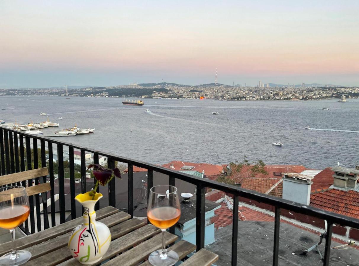 Ferienwohnung Art Loft , 270* Full Sea View In Cihangir Istanbul Exterior foto